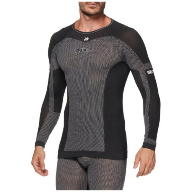 Six2 Maglia Termica Moto Black Carbon Unisex